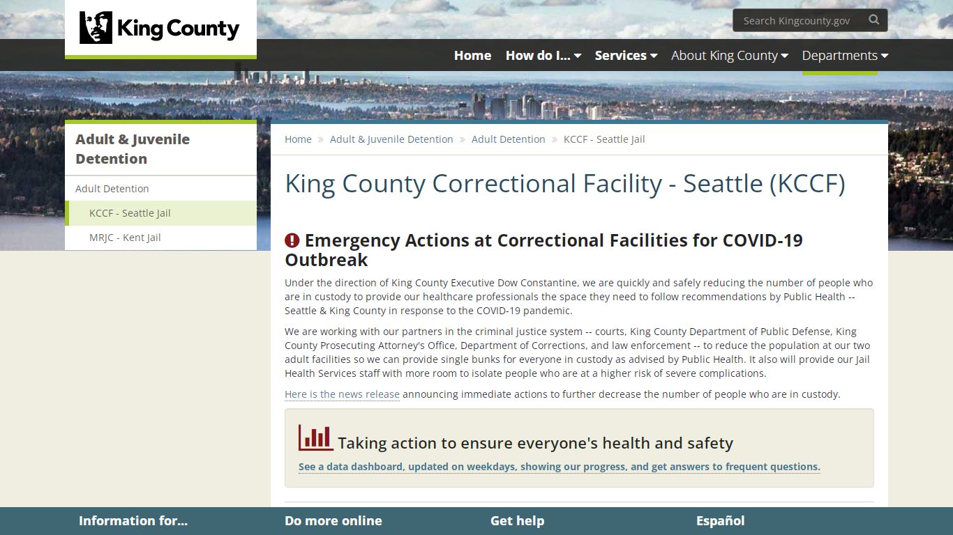 King County Correctional Facility - Seattle (KCCF)